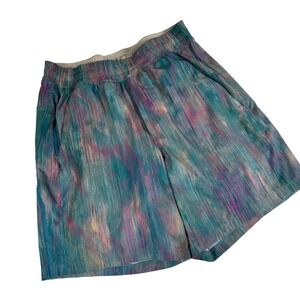 Lululemon Pace Breaker 7" Lined Shorts Pixel Diffuse Multi Print Mens Size S